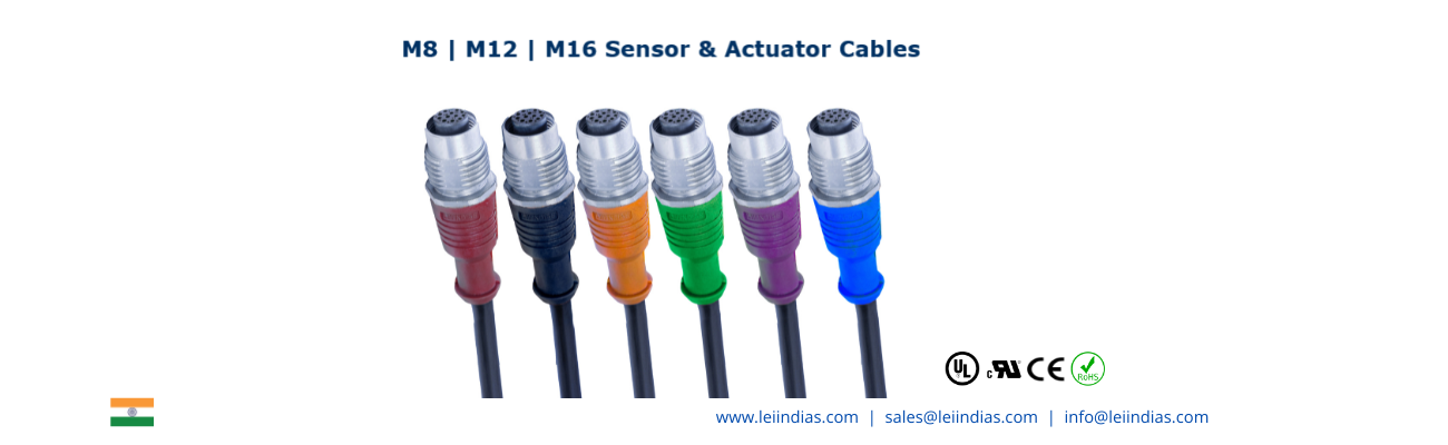 M8 M12 M16 Sensor  Cables